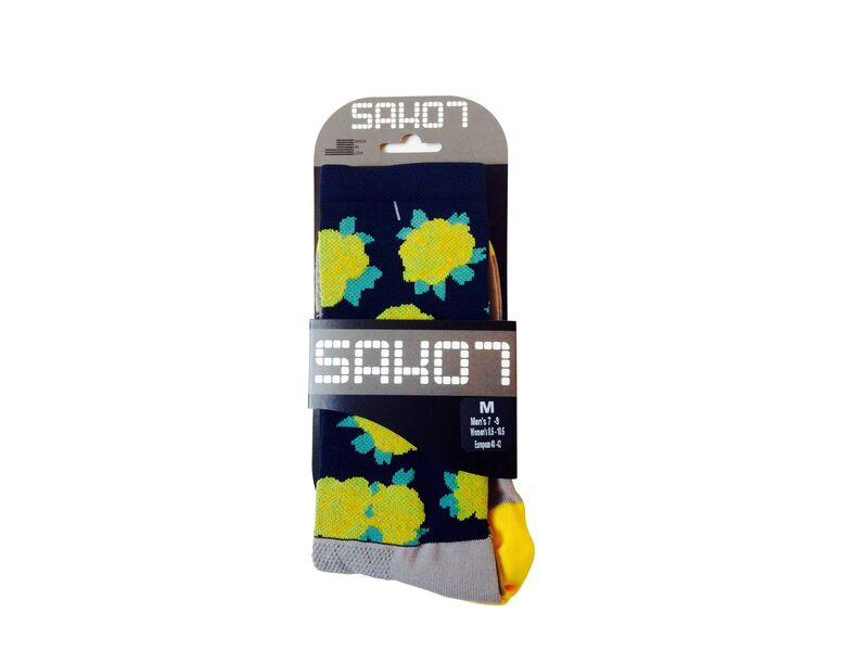 SaKO7 Roses Yellow Edition Socks click to zoom image