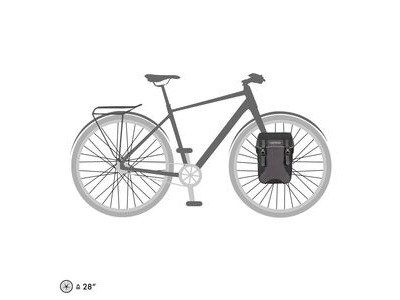 Ortlieb SportPacker Plus QL2.1 30L 30 litre Gran/Black  click to zoom image